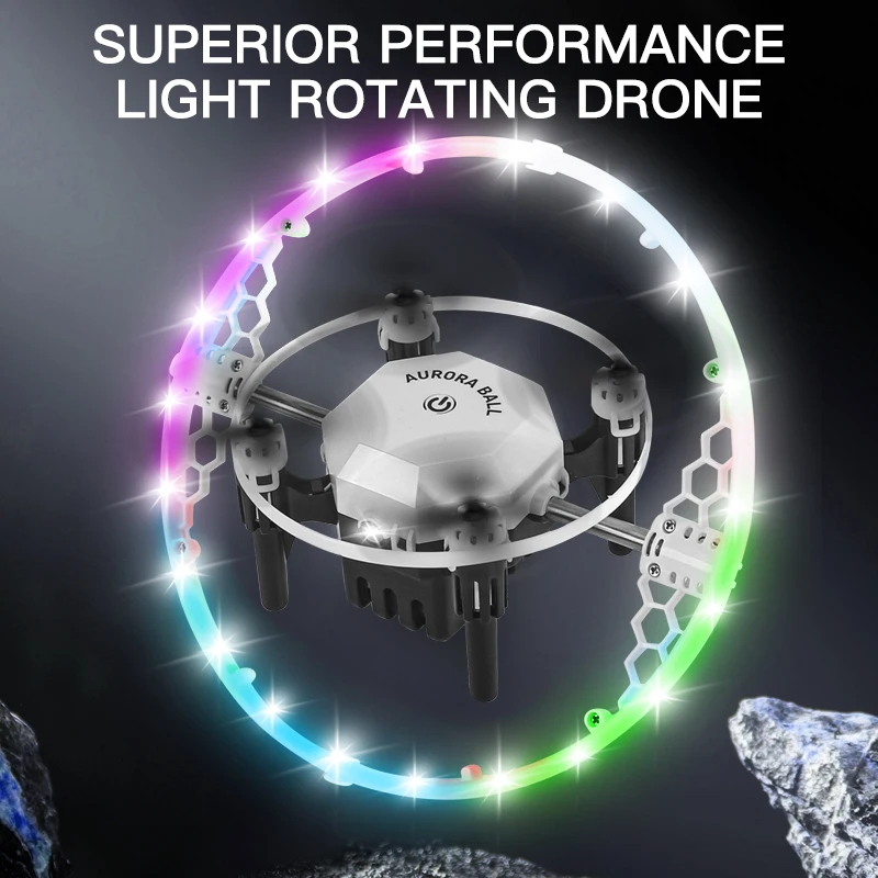 New Remote controlled quadcopter with 360 degree flip, one click 360 degree RGB light rotation, children's holiday gift
