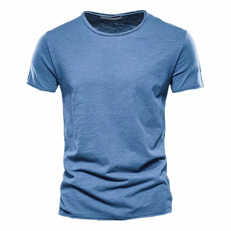 Trendyol Men Brand Quality 100% Cotton Short Sleeve Tshirt V Neck Fashion Slim Fit Soild Tshirts Male Tops Tees Camisetas Hombre