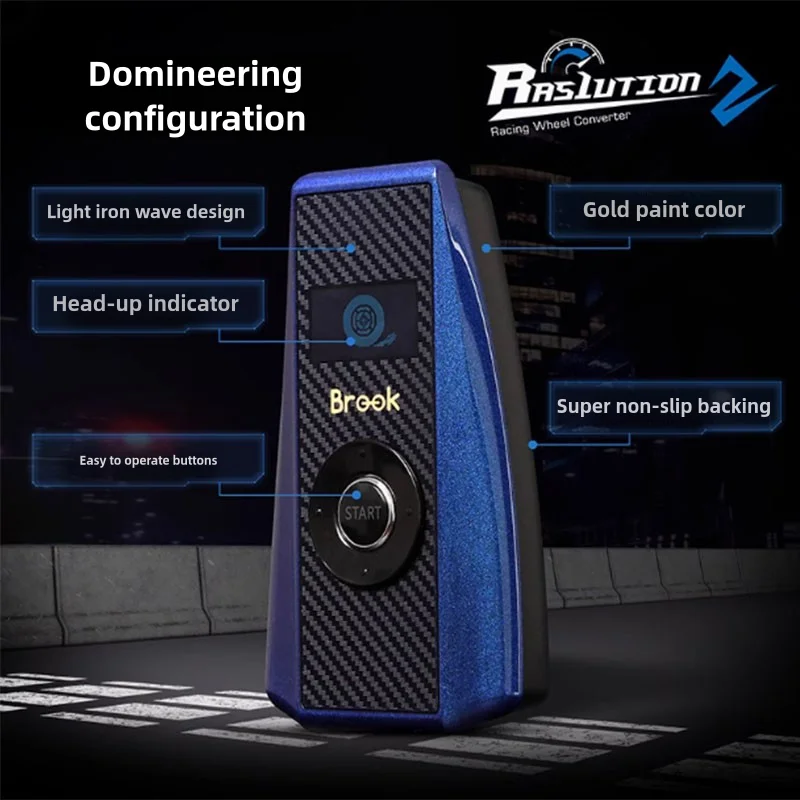 Brook-レーシングホイールコンバーター,Logitech用ビデオゲーム
