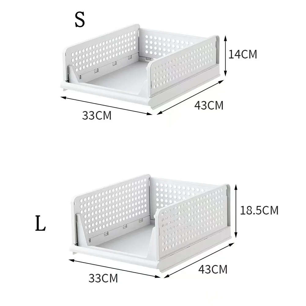 Şapkalar ve giysiler için düzenlemede kullanılan üst üste konabilir sepetler
