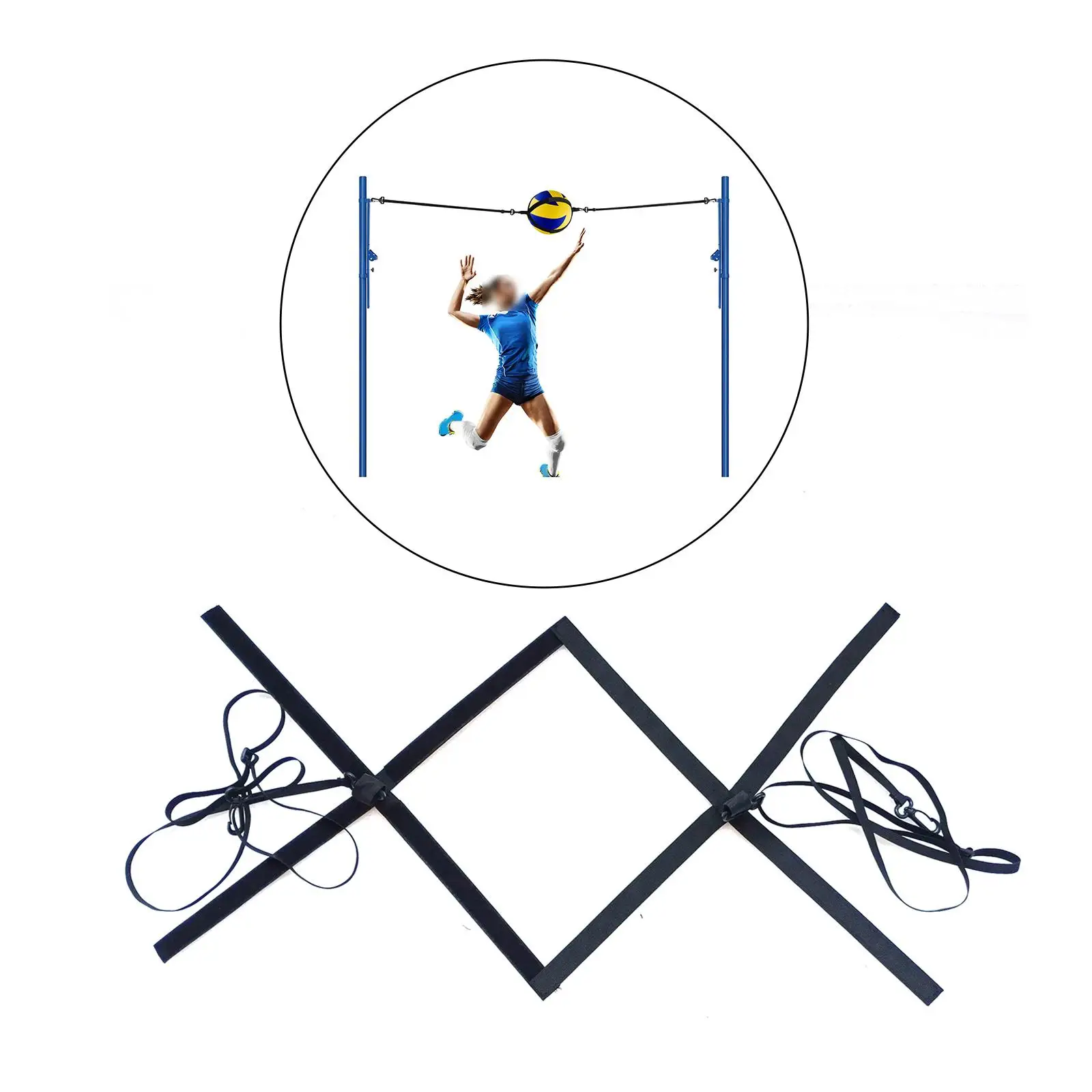 

Volleyball Training Equipment Practice Solo Trainer Elastic Belt