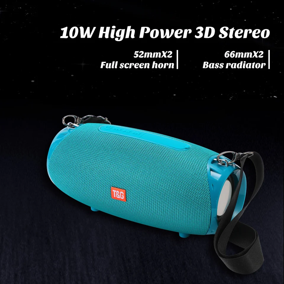 Subwoofer Bluetooth Speaker Portable Sound Box Music Wireless Woofer Bass Computer PC TV Radio FM 10W_voghion.com