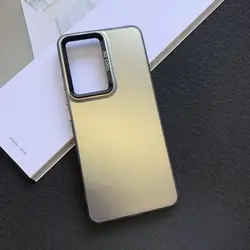 Metallic IMD Skin Matte Anti - Fingerprint Slim Protective Case for Vivo V30 lite 5G (IMD Black)