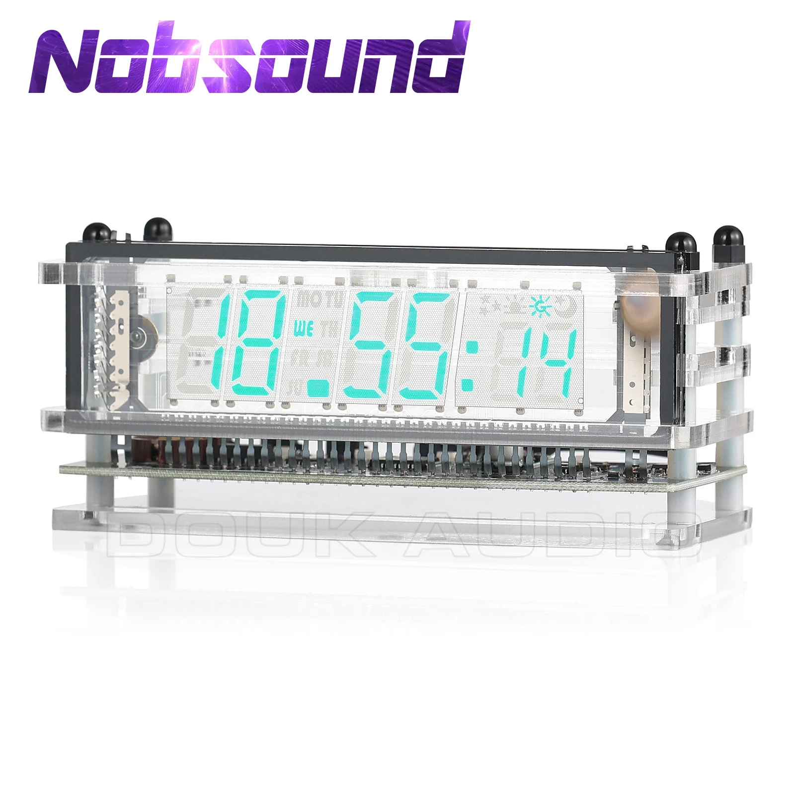 

Nobsound Vintage VFD Tube Clock USB Desktop Decor Clock Large Display Ref Nixie Tube Era