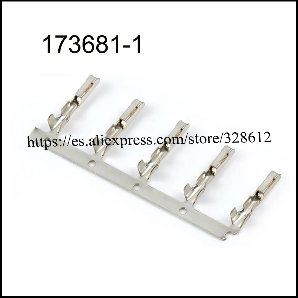 

3500PCS/Roll 173681-1 terminal auto Harness terminal Automotive connectors, brass female terminals tin-plate Wire harness Soft