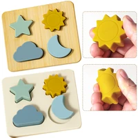 3D Holz Silikon Puzzle Montessori Set – Bild 5