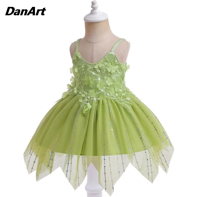 

Популярное детское пышное платье принцессы, милое Сетчатое платье на бретельках, детские костюмы для косплея, горячая Распродажа, детская юбка для выступления