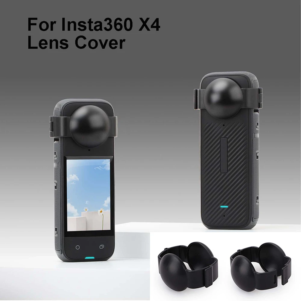Insta360 X4 용 파노라마 카메라 렌즈 커버, 렌즈 캡, 긁힘 및 낙하 방지 액세서리