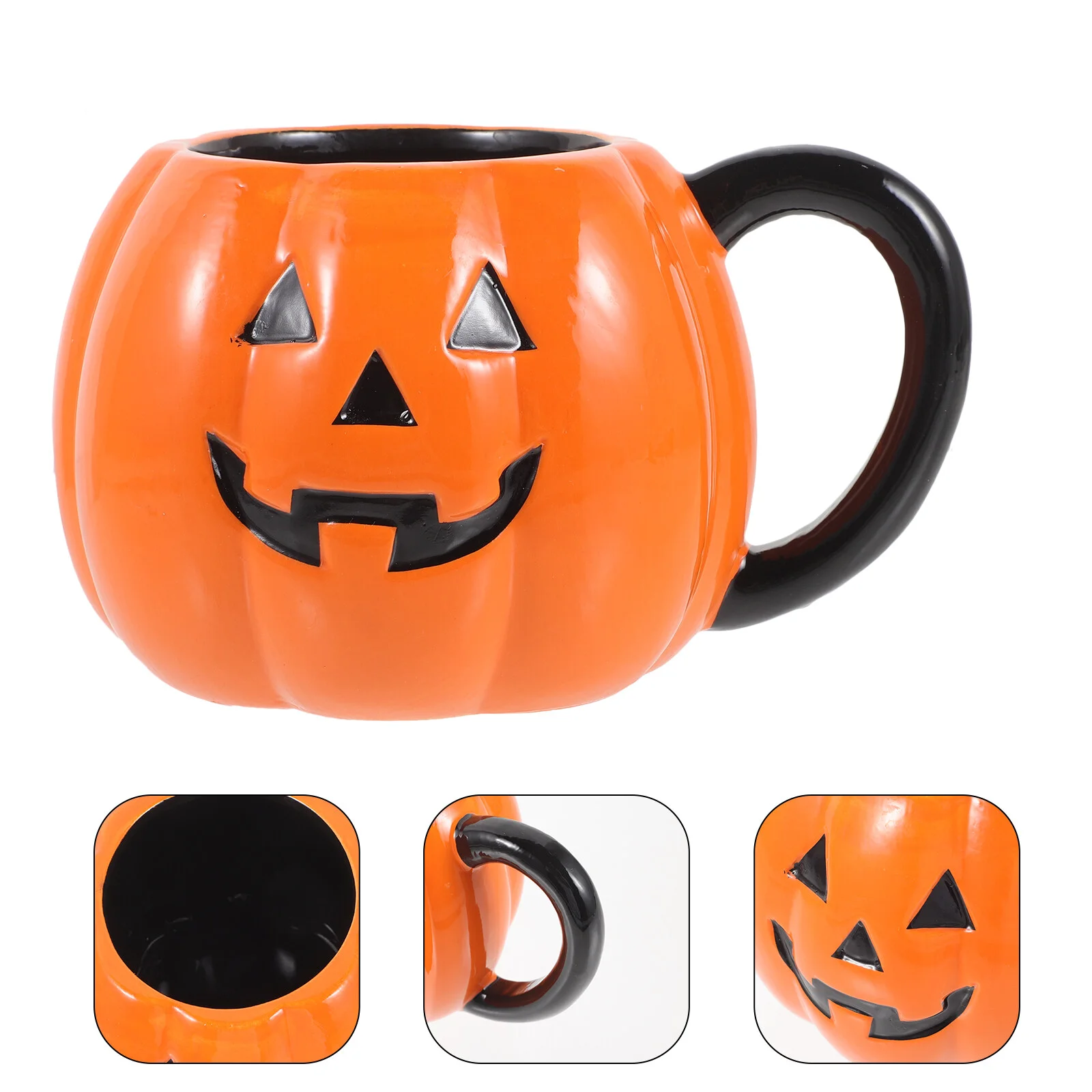 

Pumpkin Face Cute Cup Ceramic Water Mugs Hot Coffee Household Ceramics Office Novelty