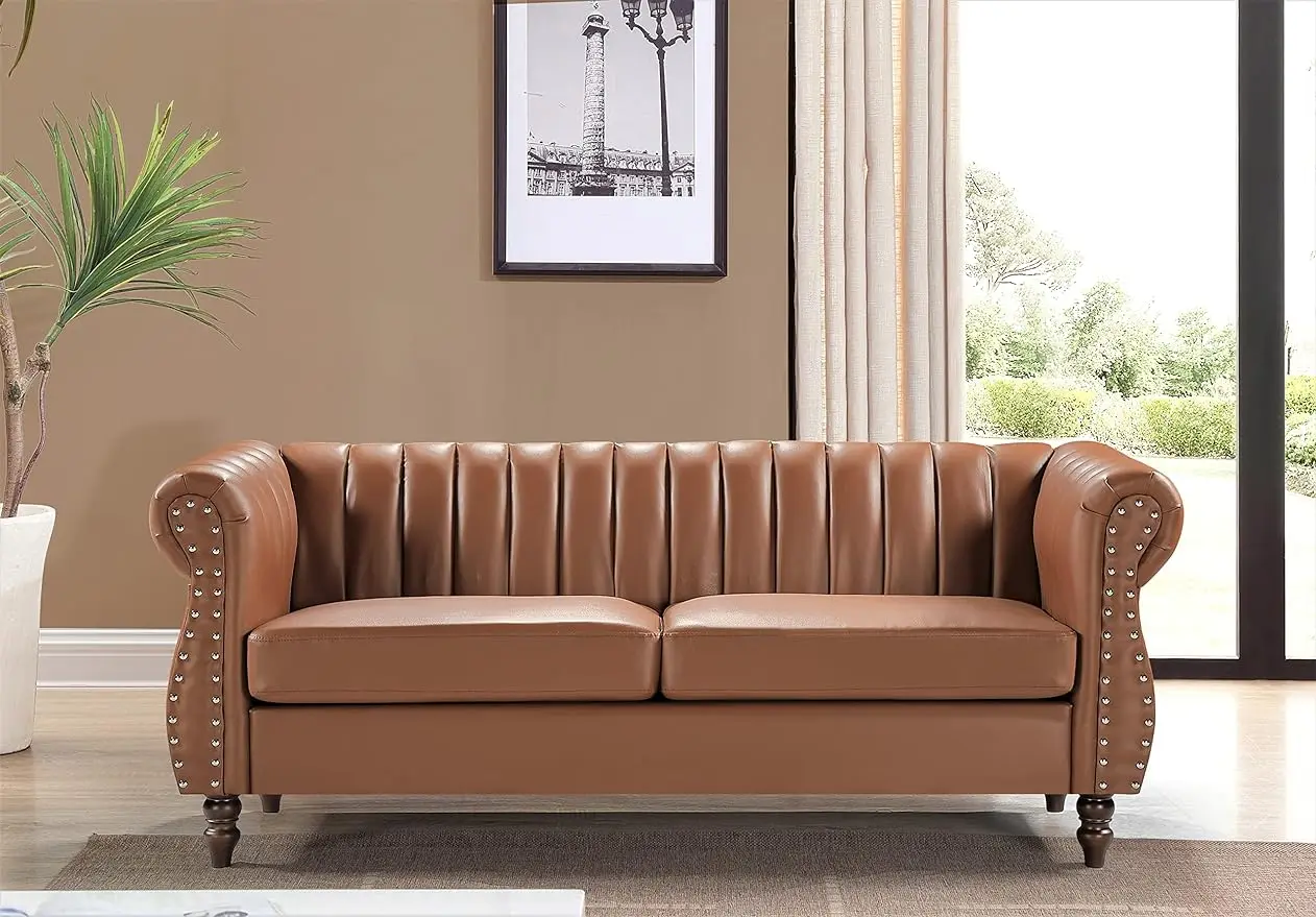 

US Pride Furniture S5705N-S5707N Sofas, Brown