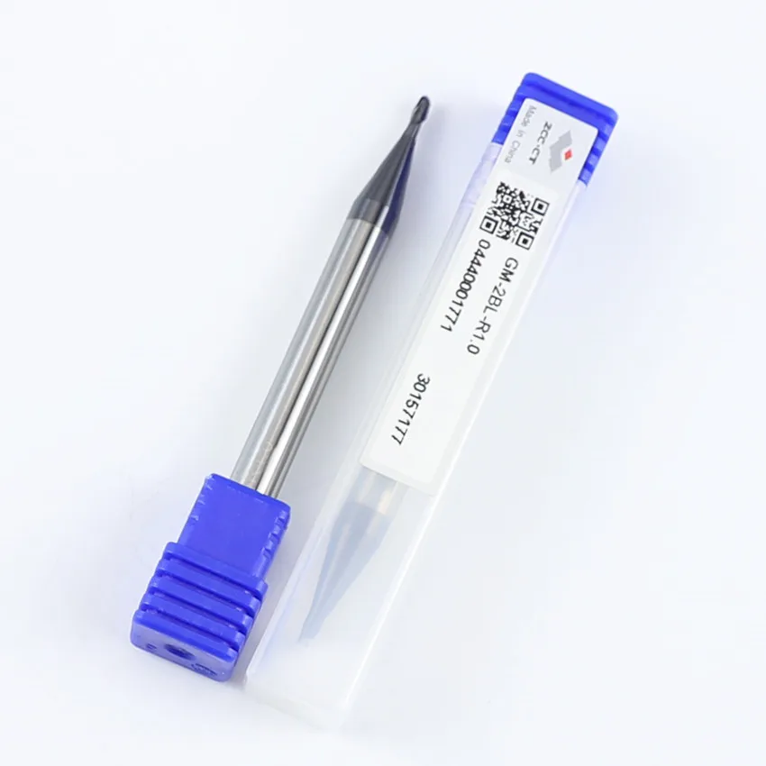 

ZCC.CT GM-2BL-R1.0/GM-2BL-R1.25/GM-2BL-R1.5/GM-2BL-R1.75/GM-2BL-R2.0/GM-2BL-R2.5 Флейта с круглыми концевыми фрезами 1 шт./кор.