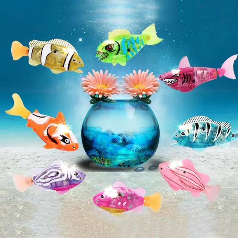 TOYANDONA 10 Pièces Poisson Rouge Doux De Simulation Décorations D'aquarium  Jouets De Bain Jouet De Bain pour Bebe Jouet De Poisson D'émulation Jouet