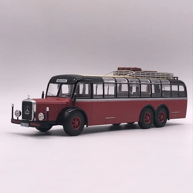 

Diecast 1:43 Scale for Classic Benz LO10000 Bus Static Car Furniture Model Toy For Collections