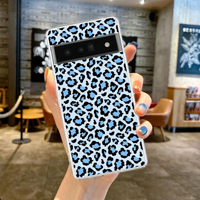 Leopard Print Clear Soft TPU Phone Case - Sexy & Trendy Design