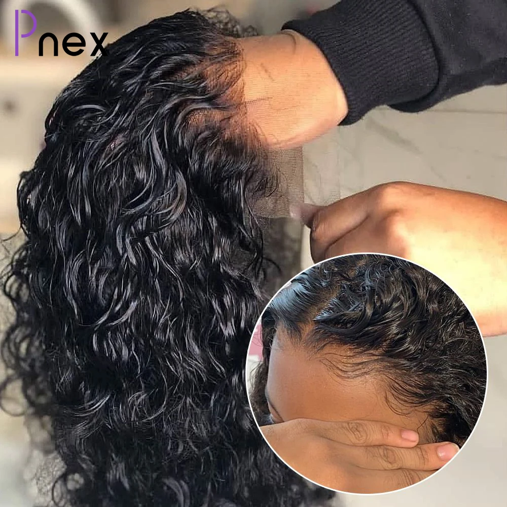 

13x4 Deep Wave Lace Frontal Wig Curly Lace Front Human Hair Wigs For Women Brazilian Natural Remy 4x4 Closure Wig Baby Hair