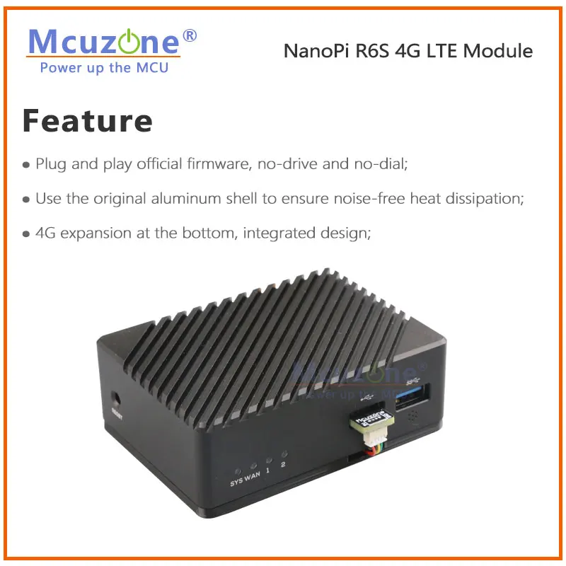 NanoPi R6S 4G LTE  ̹  CAT4 NL668-EU ZTE CAT4-EU   friendlywrt qualcomm 4G LTE 