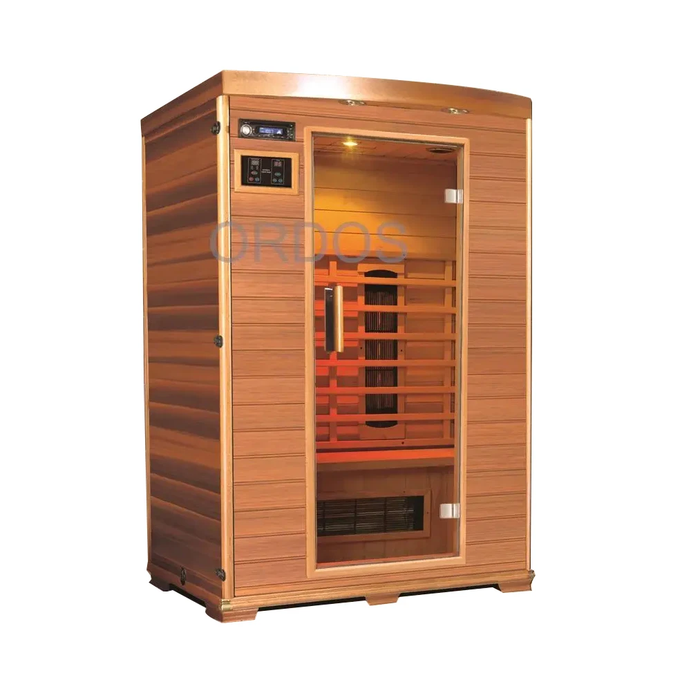 Personalizzato Moderno 1 Persona Vicino All'Armadio Per Sauna A Infrarossi Lontani Mini Sauna A Vapore Secco In Legno