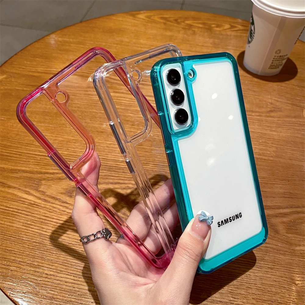 Luxury Clear Crystal Shockproof Phone Case Cover