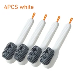 Premium Soft-Bristled Shoe Cleaning Brush for Footwear and Clothing (4pcs white)