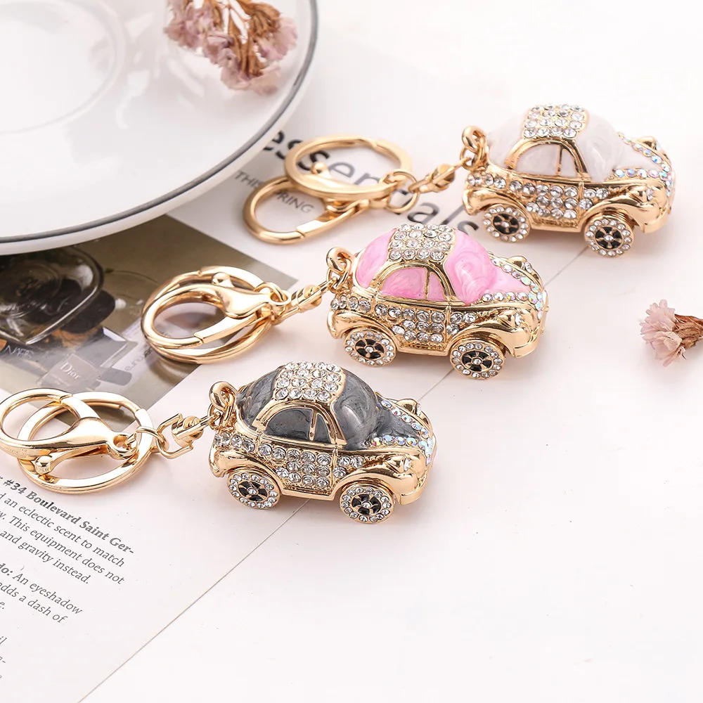 New Mini Car Diamond Painting Women Bag Keychain Car Keychain Handmade  Mosaic Bag Rhinestones Home Decoration Gift - AliExpress