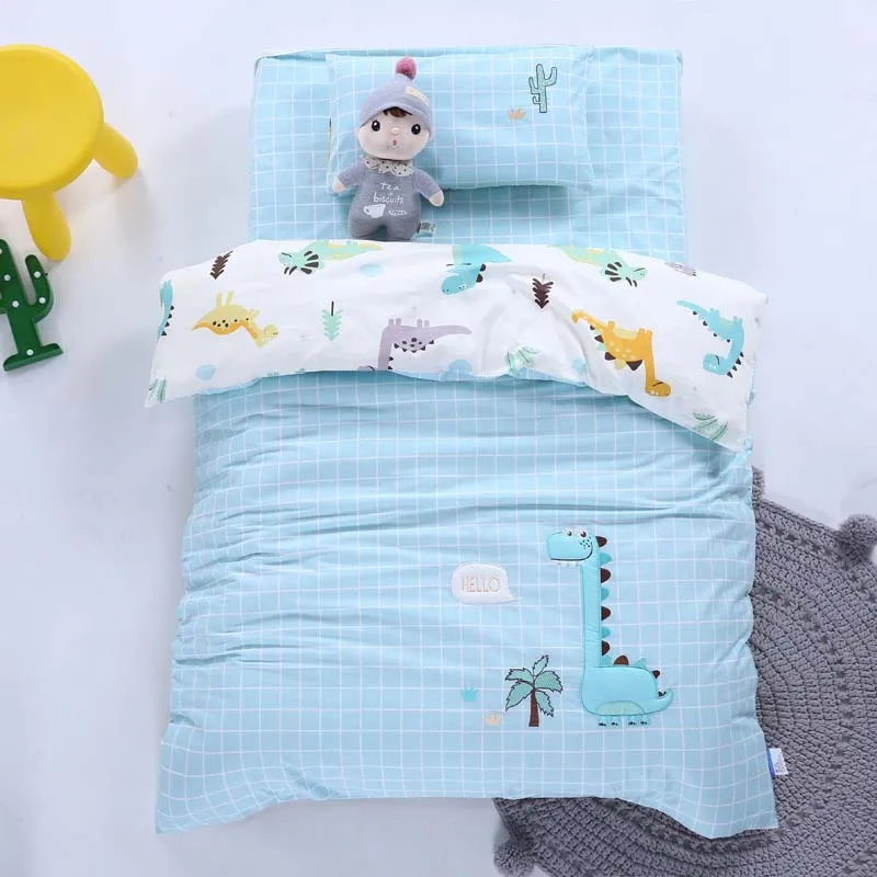3pcs/set Children's Bedding Set Ab Version Cotton Kindergarten Quilt