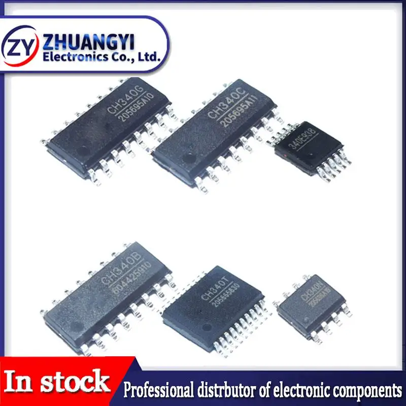 10pcs/lot 100% New original CH340G CH340C CH340E CH340T CH340B CH340N ...