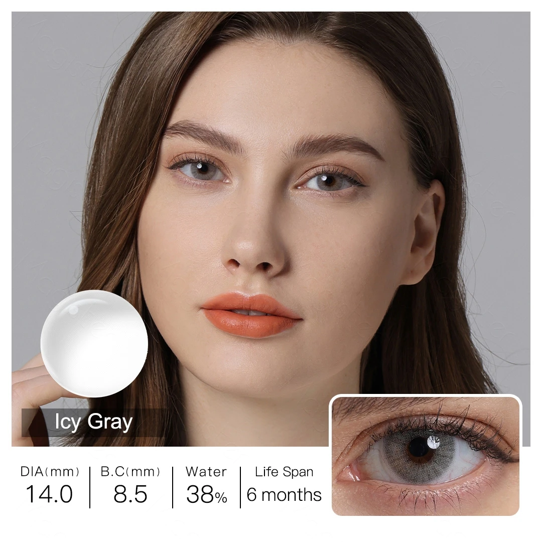 FR/ES Warehouse HIDROCOR Color Contact Lens 3-Day Delivery Color Contacts Lenses for Eyes Natural Color Contact Lens Brown Color