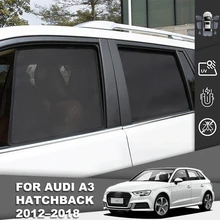 

For Audi A3 8V Magnet Sunshade Car Windshield Mesh Curtain Side Window Sun Shade A3 Hatchback 2012 2013 2014 2015 2016 2017 2018