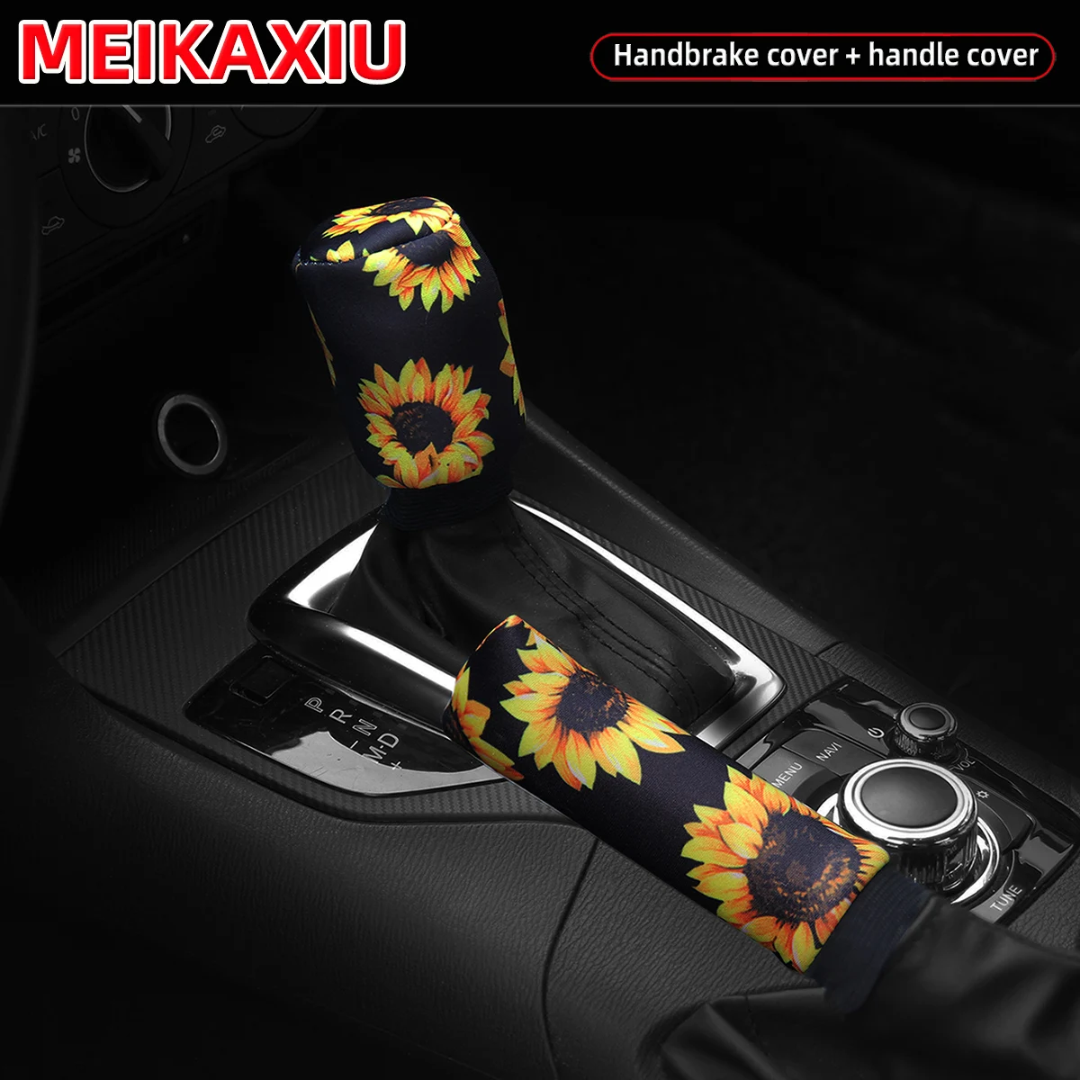 Rose chrysanthemum sunflower cow cherry blossom smiling face art print 13 patterns car handbrake set file set 2 sets
