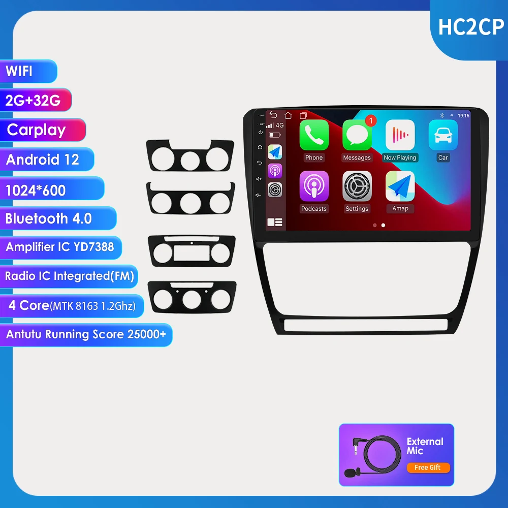 Car Stereo for SKODA Octavia 2 2008 2013 Android Auto Radio Multimedia