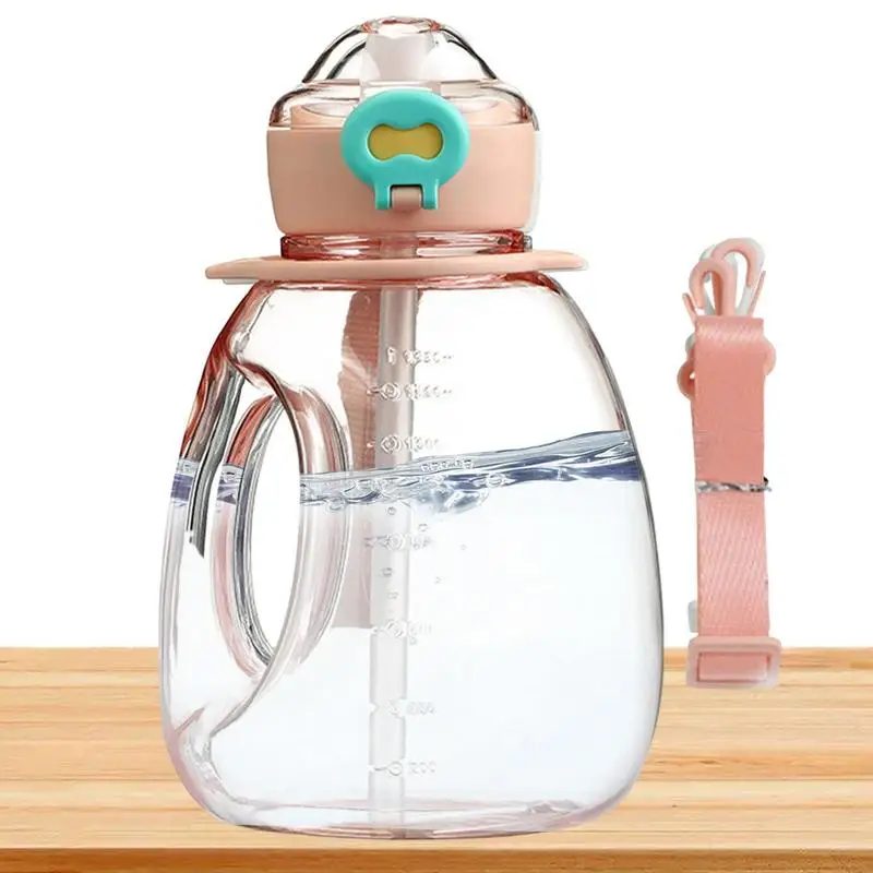 

Бутылка для воды для спортзала, 1300 мл, термостойкая походная бутылка для воды с соломинкой, Эргономичная Бутылка для питья, герметичная бутылка для воды для спортзала