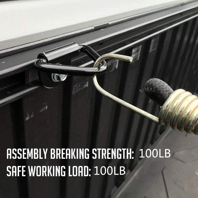 

20 шт. D-образный крючок, анкерное кольцо, грузовая фиксированная пряжка для грузового прицепа, грузовой болт на V-образном T3EF