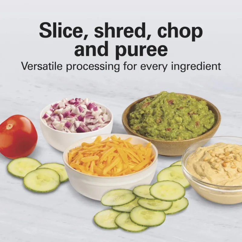 Hamilton Beach Stack & Snap Food Processor, 10 Cup Capacity, New, 70723 3