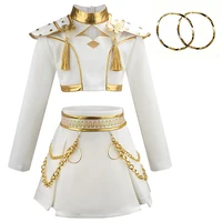3PS Children's Girls Dance Performance Set Carnival Cosplay Costume Set Halloween Party Set Carnival Costumes 3-10 Years Old 3