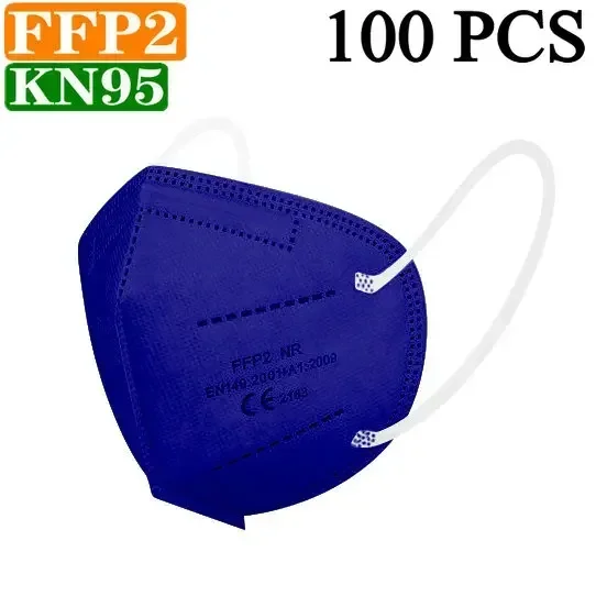 Personne portant un masque de protection respiratoire YC95, ajusté sur le visage.