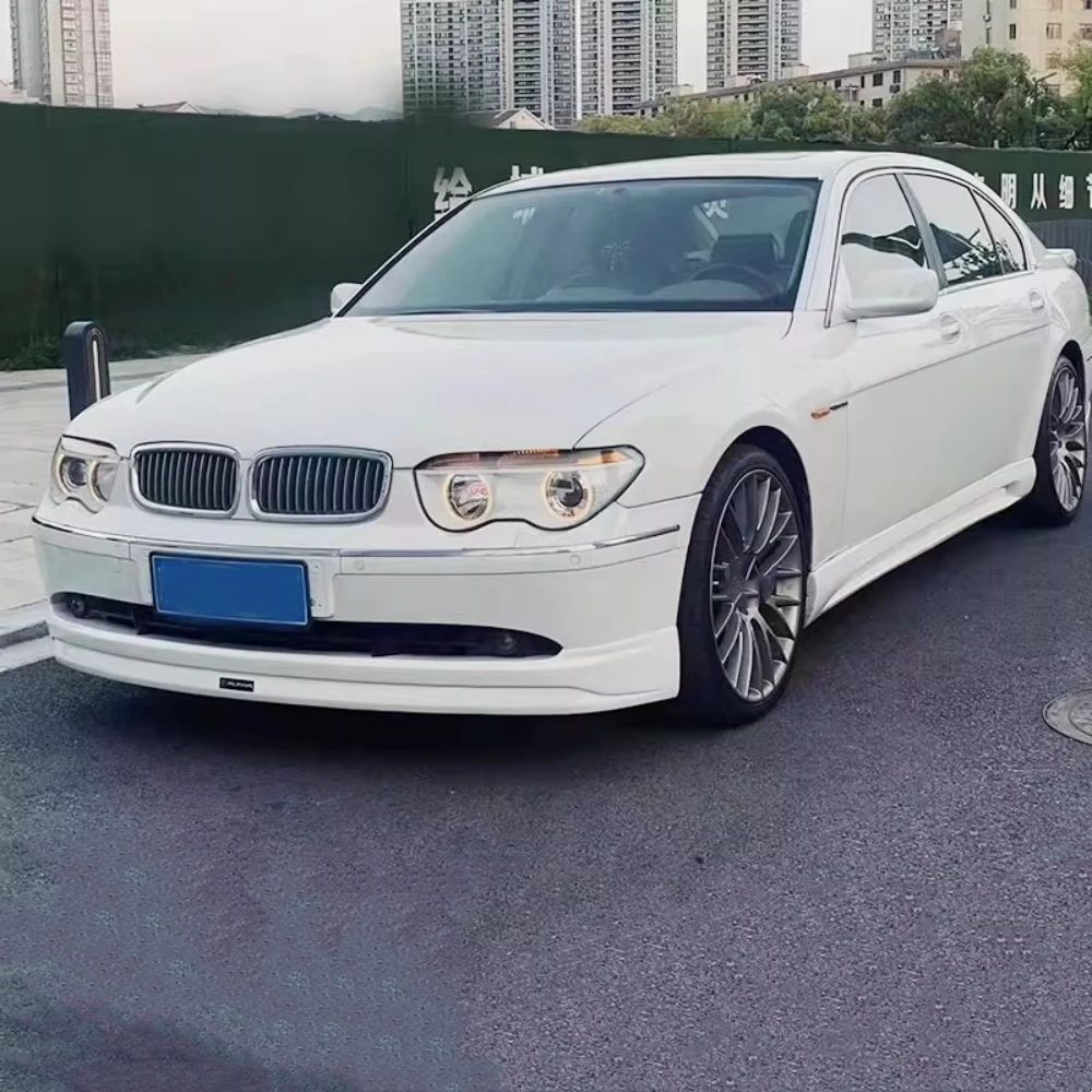 Unpainted Car Front Rear Lip Shovel Side Skirt Assembly For BMW 7 Series E66 2002-2008 Modified ABS Auto Accessories