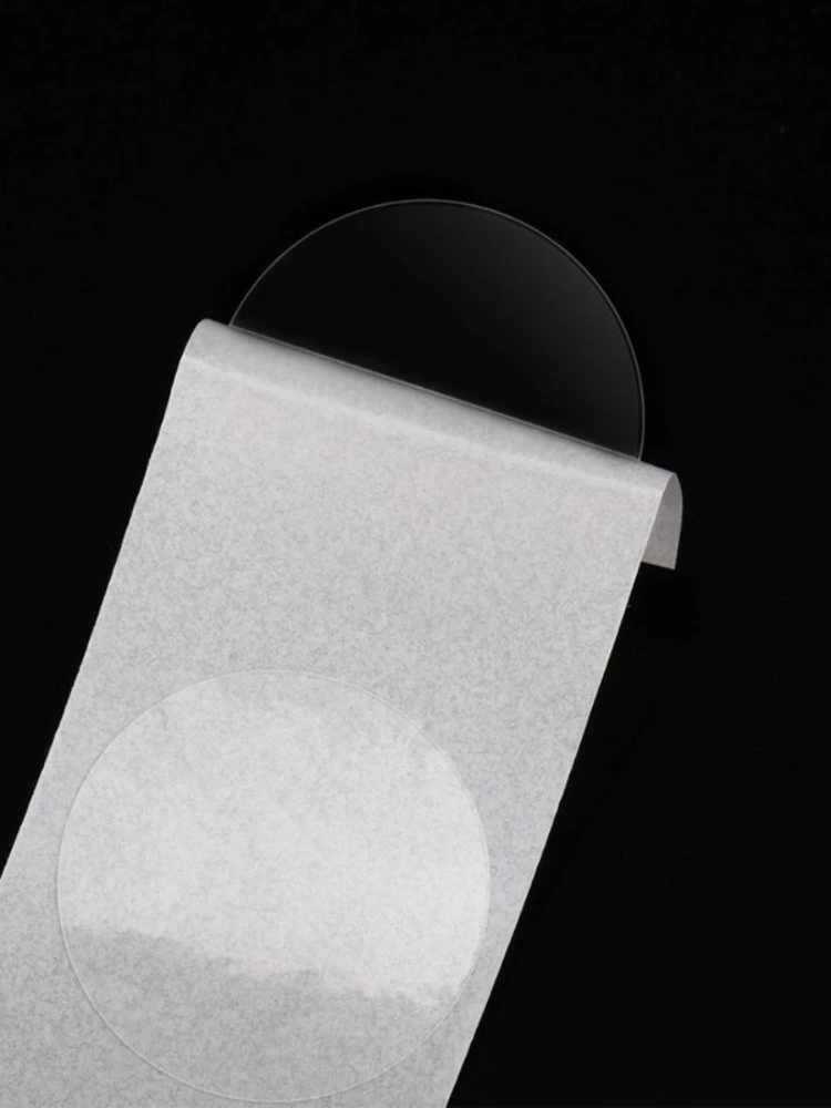 Transparent Circular Sealing Labels gift box packaging stickers decorative sealing stickers 20/25/30/38/50mm 500 pieces/roll decorative stickers self adhesive stickers paper stickers adhesive stickers decorative labels stickers roll packaging stickers packaging stickers gift box stickers alphabet label stickers