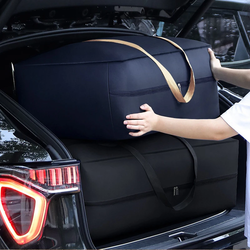 1pcs Extra Large Waterproof Moving Luggage Bags Laundry Shopping Bag Non-woven Fabric Cubes 80*55*25cm Home Storage Packing Tool 2