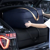 1pcs Extra Large Waterproof Moving Luggage Bags Laundry Shopping Bag Non-woven Fabric Cubes 80*55*25cm Home Storage Packing Tool 2