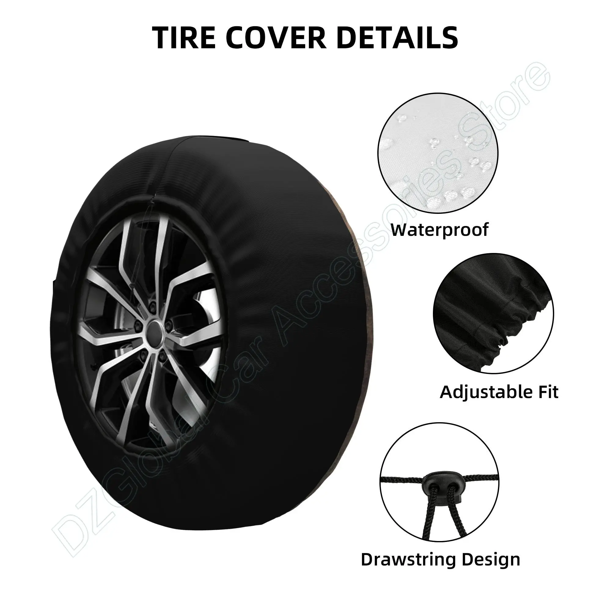 Horse Spare Tire CoverPalm Tree Summer Blue Sky Tire Cover Wheel Protectors  for Cars Trailer RV SUV Camper Truck14 15 16 17 Inch AliExpress