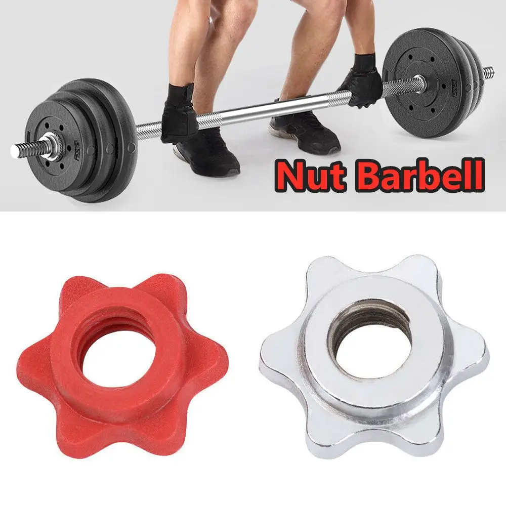 

Standard Weight Lifting Accessories Fixed Dumbbell Dumbell Accessory Spin-lock Barbell Bar Dumbell Nut Collar Screw Hexagon Nut