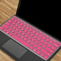 Colorful Waterproof Dustproof TPU Laptop Keyboard Cover Protector (Pink)