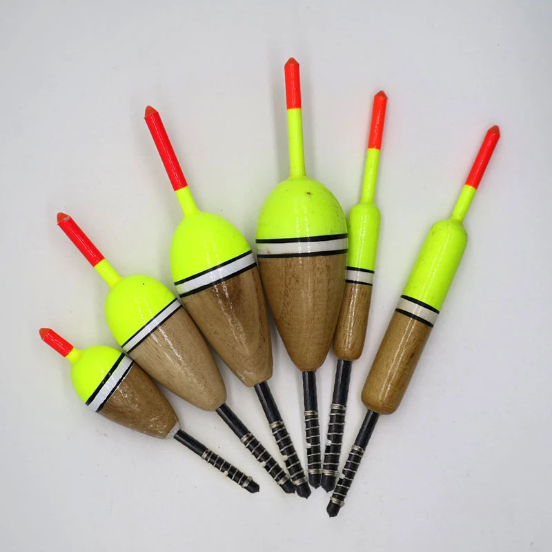 2pcs/lot Fishing Floats Slip Bobbers Buoyancy Balsa Floating Bobbers