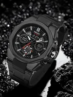 SMAEL 8098 Watch for Men Brand Quartz Digtal Dual Time Waterproof Shock Resistant Back Light Alarm Fashion 2