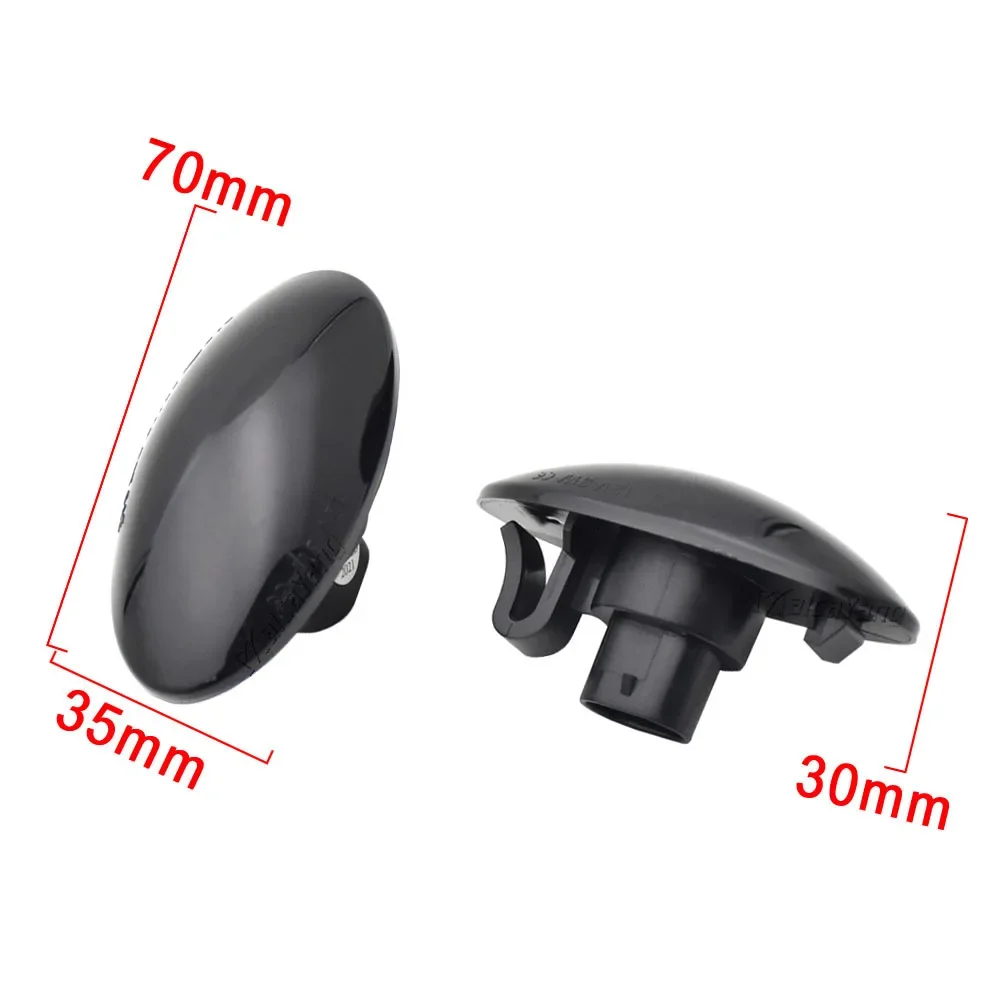 2pcs For Suzuki Swift Jimmy Vitara SX4 Alto Led Dynamic Side Marker Turn Signal Light Sequential Blinker Light Amber Indicator