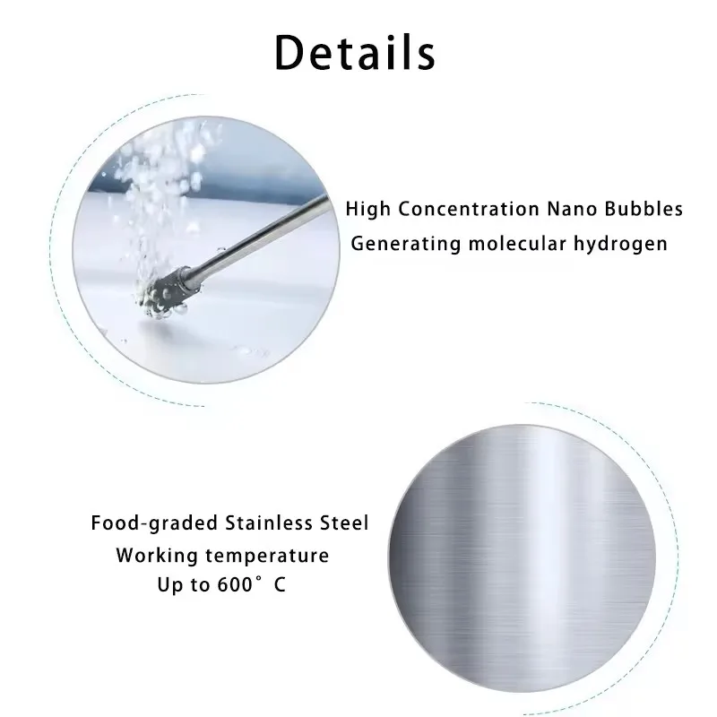Food Grade Hydrogen Dissolving Rod For Hydrogen Generator Machine