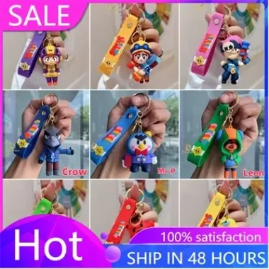 Anime Ornament Popular Game Keychain Exquisite Characters Anime Cartoon Jessie Penny Silica Gel Key Chain Pendant Car Key Ring Jewelry