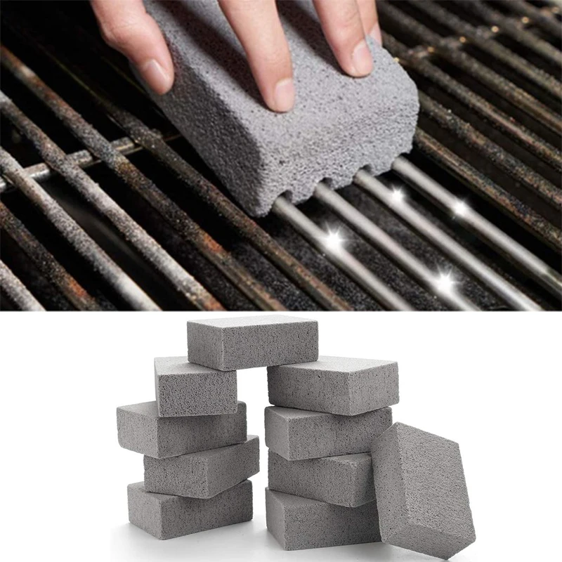 

BBQ Grill Cleaning Brick Barbecue Cleaning Stone Block Brush Pumice Brick for Barbecue Rack Outdoor BBQ Tools Kitchen Gadgets