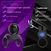 Vibrierender Penisring Schneckenvibe Klitorisstimulator Penisringhülse Vibrator Paare Erwachsene Sexspielzeug für Männer Frauen 2