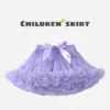 Girls Tutu Skirts Purple Fluffy Toddler Tulle Princess Ball Gown Pettiskirt Ballet Party Dance Red Tulle Skirts Girls Clothes
